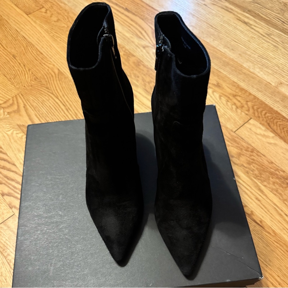Banana Republic Magda black suede boots 
size 8.5